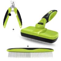 Factory Wholesale Pet Grooming Slicker Brush Pet Comb Dog Nail Clipper Dog Grooming Kit Pet Dog Grooming Set